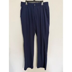 Under‎ Armour Mens Navy Blue Performance Golf Pants 32/30 Stretch Straight Leg